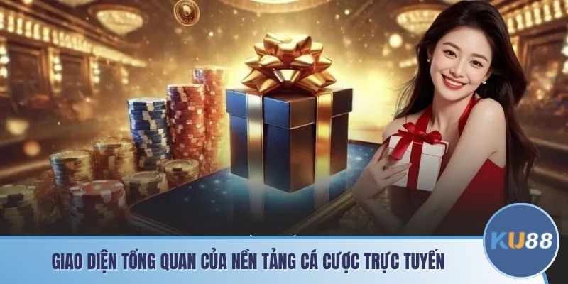 Giao diện tổng quan của nền tảng cá cược trực tuyến